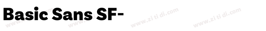 Basic Sans SF字体转换